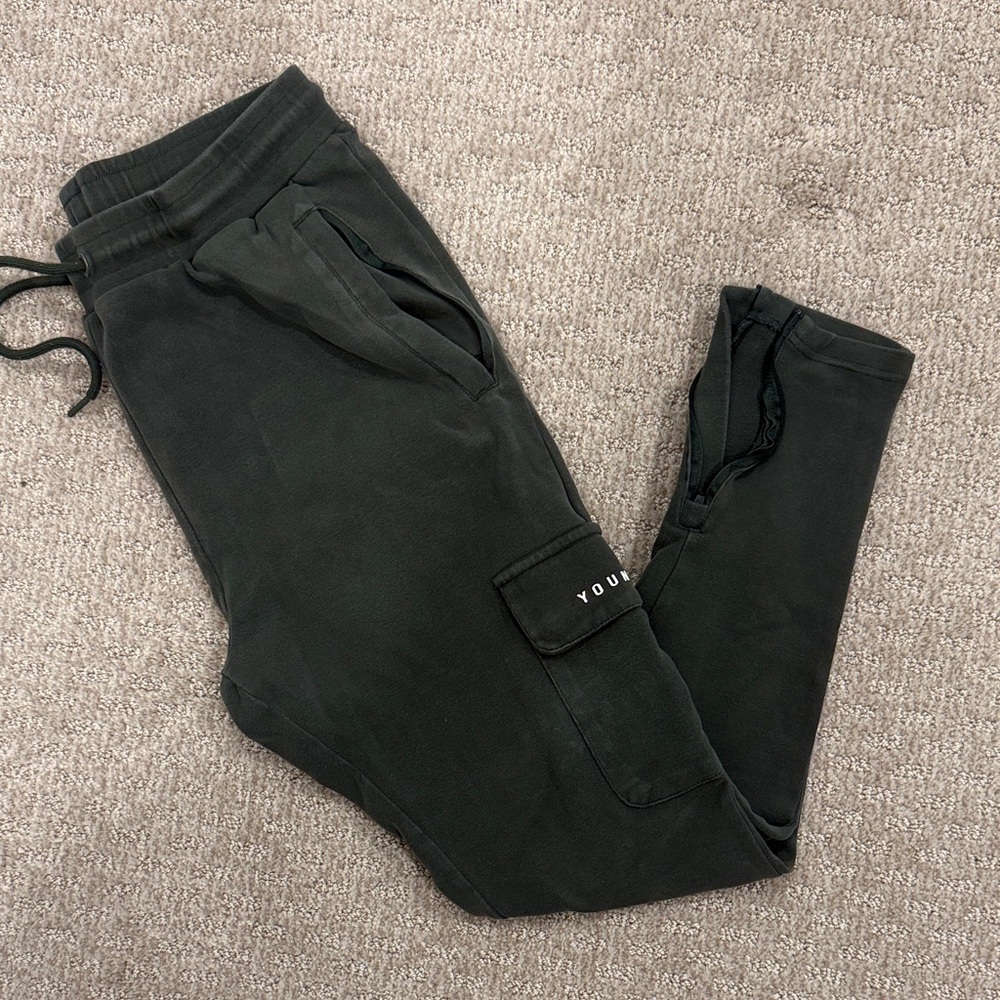 YoungLA Dark Green Joggers Athletic
